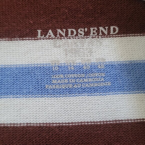 Lands'end 100% cotton knit summer dress - Picture 2 of 2